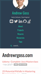 Mobile Screenshot of andrewrgoss.com