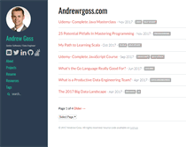 Tablet Screenshot of andrewrgoss.com